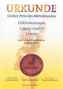 Wettbewerb_Grosser_Preis_des_Mittelstandes 2007 Ehrenplakette